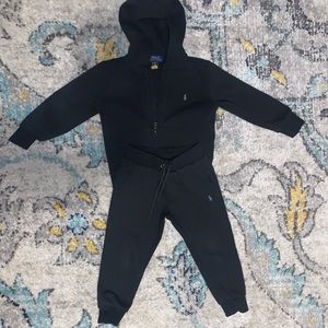 Like New All black Polo Ralph Lauren Sweatsuit!!